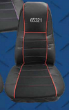 Sport seat Cover Red trim And Stiching