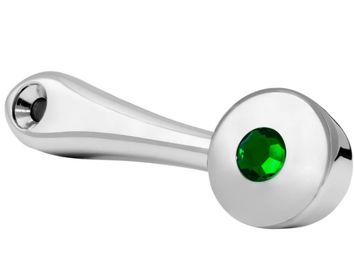 Chrome Window Crank with Jewel 3/8" Square Adapter