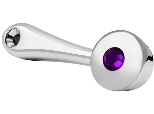 Chrome Window Crank with Jewel 3/8" Square Adapter