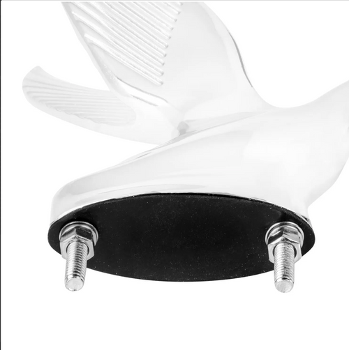 Matte White Hood Ornament Classic