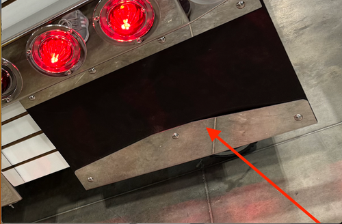 S.S Bottom Mud Flap Weight, Plain - (Pair)