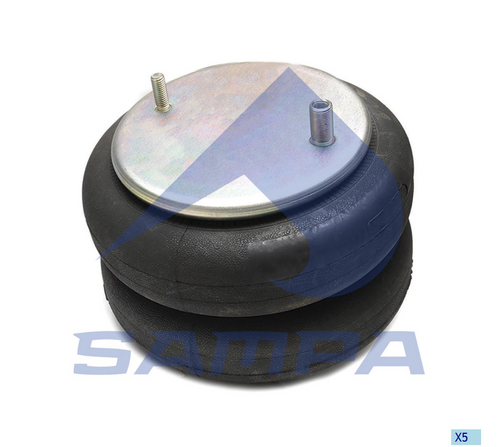 Double Convoluted Trailer Air Spring