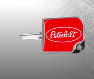 Rectangular Small Key Cover PB Oval Logo Red 440