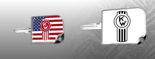 Rectangular Small Key Cover KW Old Logo Red 440