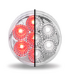 Trux 2.5" Round Red Marker to White Auxiliary LED Light (7 Diodes)