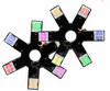 Trux 8″ RGB Multi-Color Auxiliary Star LED Light Kit – 24 Diodes