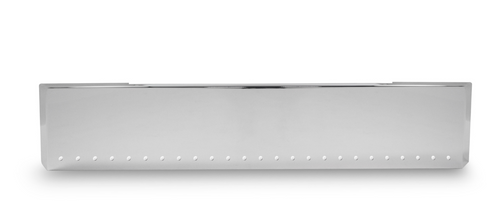 20” Universal Chrome Bumper Fits International 9370, 2011 & Newer; Kenworth W900B, 2007 & Newer; Peterbilt Model 362, 388, 389, & 2008 Western Star 25 3/4" Light Hole