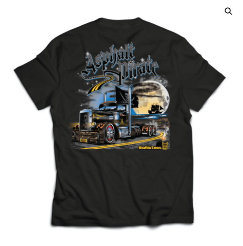 T-Shirt, Asphalt Pirate, Medium