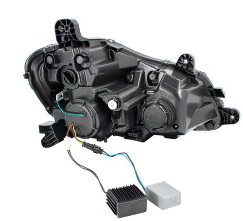 Chrome 8 LED Projection Headlight For 2013-2021 Kenworth T680-Driver