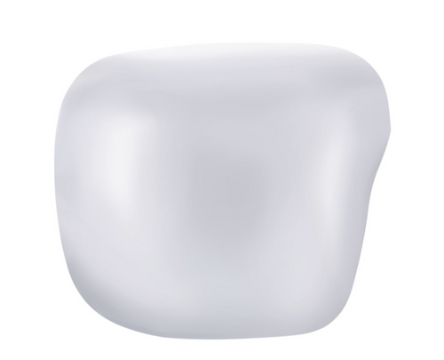 Chrome Plastic Hood Mirror Cover For 2018-2024 Freightliner Cascadia-Passenger