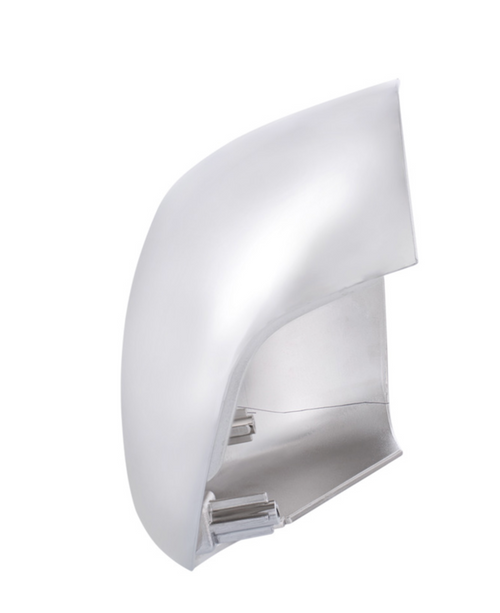 Chrome Plastic Hood Mirror Cover For 2018-2024 Freightliner Cascadia-Driver