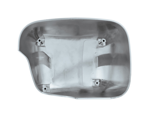 Chrome Plastic Hood Mirror Cover For 2018-2024 Freightliner Cascadia-Driver