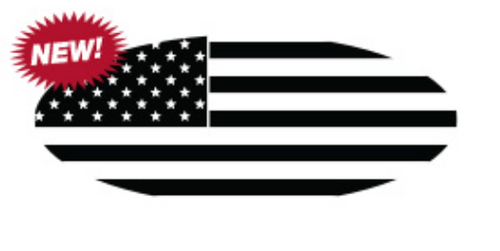 Peterbilt Shifter Floor Cover 8" Emblem Plate USA Flag
