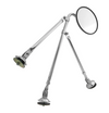 Chrome Tripod Fender Mount Safety Mirror Assembly with 8" Convex Mirror