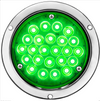 Green/ Green 4" Sleeper LED Light SMD Light w/ Housing