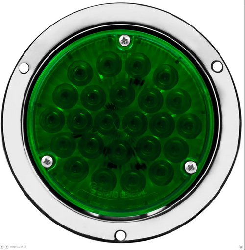 Green/ Green 4" Sleeper LED Light SMD Light w/ Housing