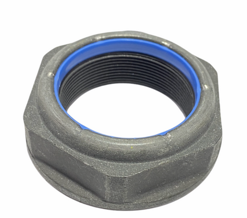 Nut, 2-16 Thread x 2-3/4 in. Flats x 1 in. Height, Locking / Flanged