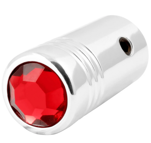 Red Toggle Switch Extension 2-1/4 With Color Jewel 15/32" Inner dia with side screw