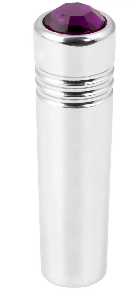 Purple Crystal Chrome Toggle Switch Extensions For Freightliner - 2-1/4" Long, Set Of 10