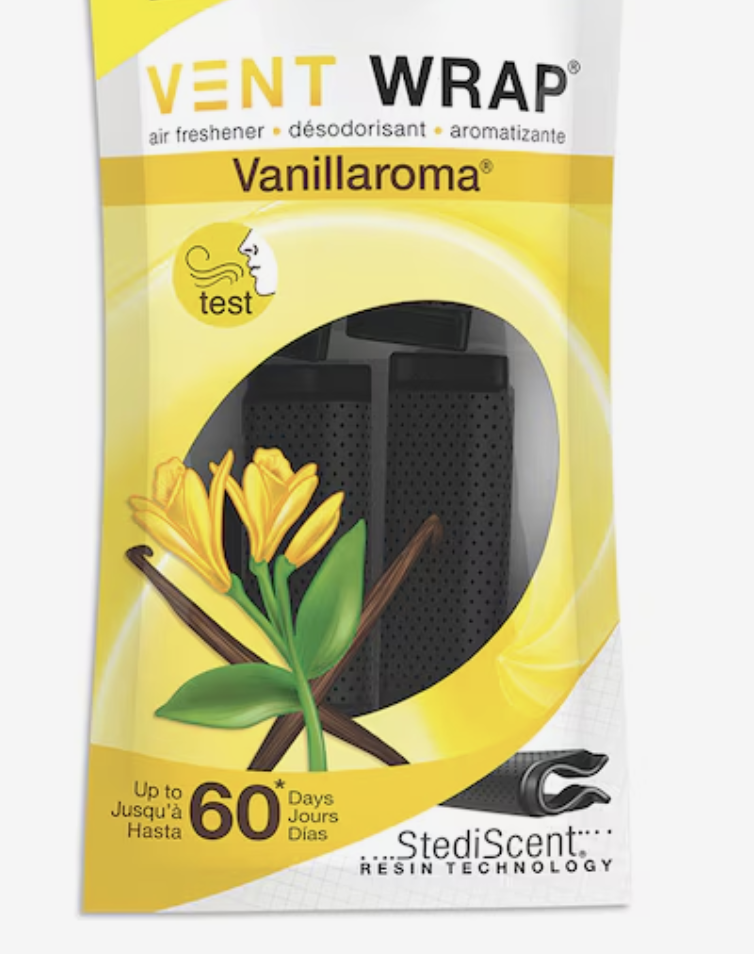 plant air freshener Little Trees Vanillaroma Vent Wrap Car Air Freshener 4 Pack
