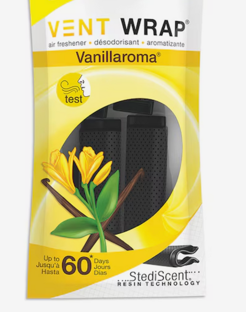 Little Tree Vent Wrap, Vanillaroma, Car Air Fresheners