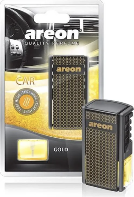 Gold, Premiun Car Perfume 8ml, Areon