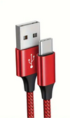 Moisture 2.1A Premium Full Hi-Speed Data Cable Steel Type C Color Red