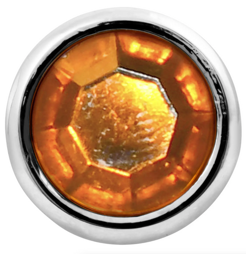 Amber Toggle Switch Extension with Color Jewel 1-7/8" L ( 3/8" Inner dia )