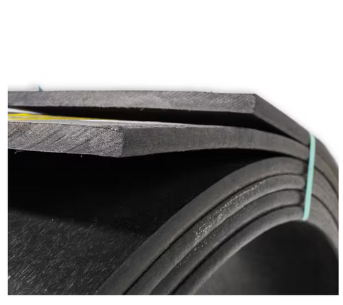 Stoughton 12” W x 52’ L Sidewall Scuff Liner - Black