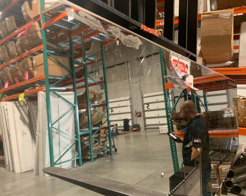 20”-18” Stainless Steel Bumper With 70 3/4'' Light Hole (Factory Fender Only) Fits Peterbilt 389