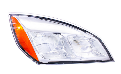 Chrome LED Headlight For 2018-2024 Freightliner Cascadia - Passenger