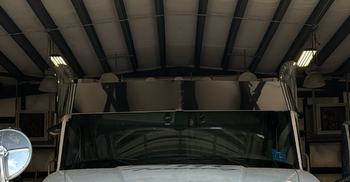 16" Visor Fits Peterbilt 579/567 Day Cab (Flat Top)