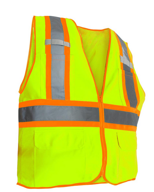 High Visibility Reflective Yellow Safety Vest-Small