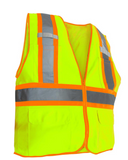 High Visibility Reflective Yellow Safety Vest-XX Large