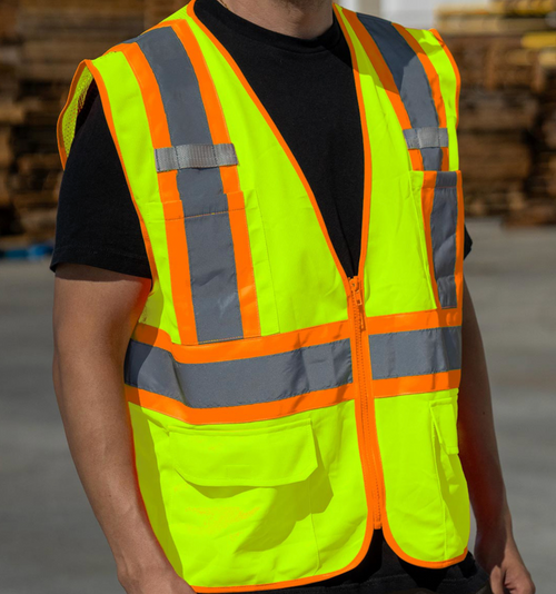 High Visibility Reflective Yellow Safety Vest-Small