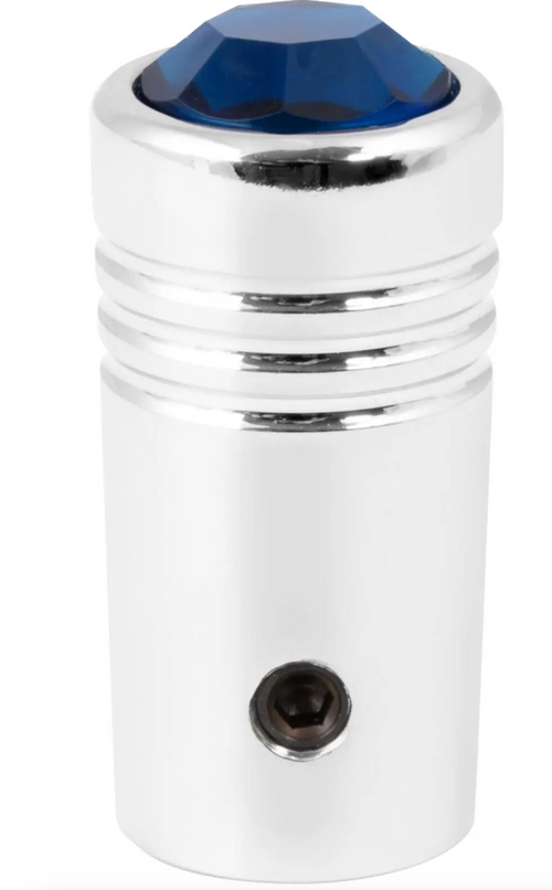 Blue Universal Toggle Switch Extension with Color Jewel( 1" L) 15/32" Inner Dia with Side Screw