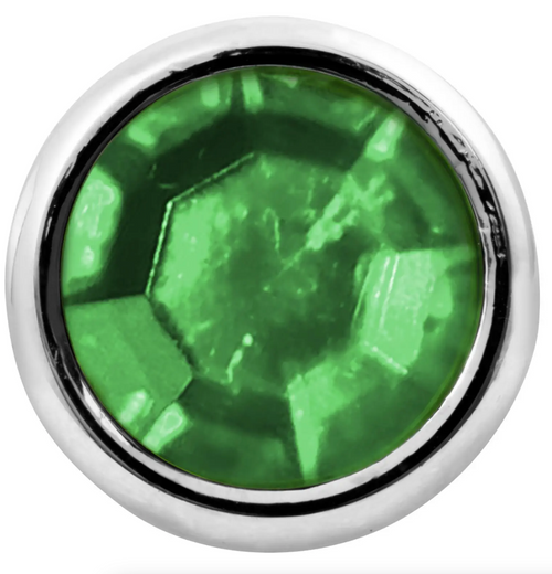 Green Universal Toggle Switch Extension With Color Jewel( 1" L) 15/32" Inner Dia With Side Screw