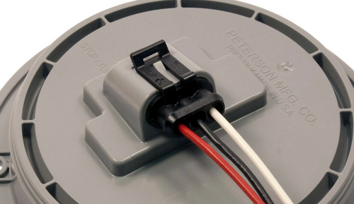 LED Stop/Turn/Tail, Round, Single-Diode, Flange-Mount 4″, Red