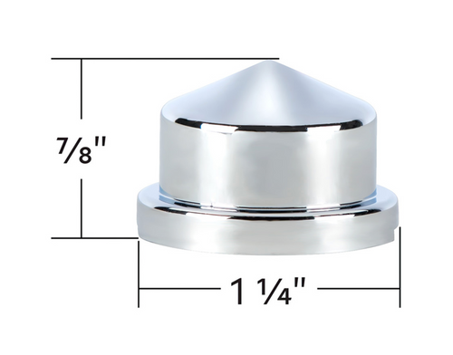 3/4" x 7/8" Pointed Nut Cover - Push-On (10/Pack)