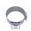 8" Stainless Steel Butt Joint Exhaust Clamp - Straight Bracket