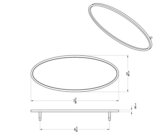 Chrome Diecast fits Peterbilt Flag Emblem Speed Nuts Included