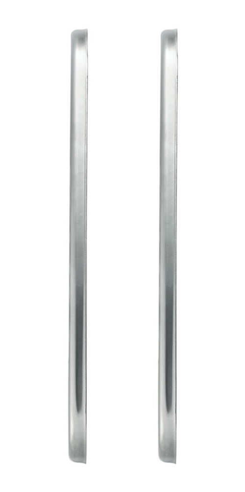 Stainless Steel Vent Door Cover - Plain (Card of 2) Fits Peterbilt 359, 377 and 379.