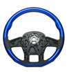 18" YourGrip Wood Candy Color Steering Wheel For 2012-2021 PB 579 & 2013-2021 KW T680-Indigo Blue