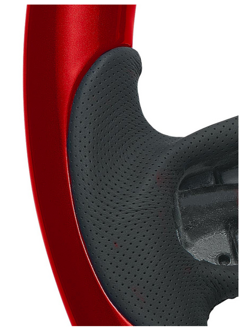 18" YourGrip Wood Candy Color Steering Wheel For 2012-2021 PB 579 & 2013-2021 KW T680-Candy Red