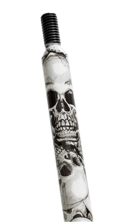 18" Skull Pattern Shifter Shaft Extension 