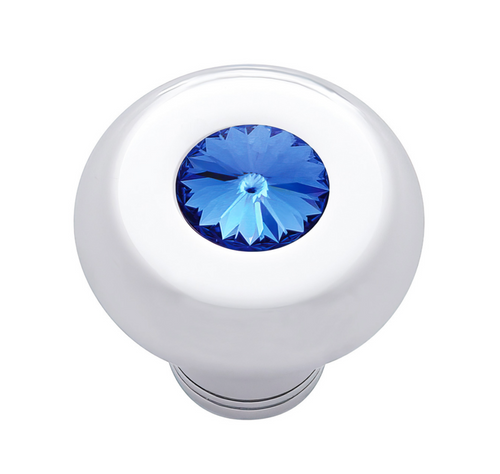 Small Deluxe Dash Knob With Blue Crystal