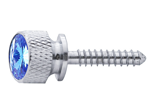 Dash Screw With Blue Crystal For 2008-2017 Freightliner Cascadia 