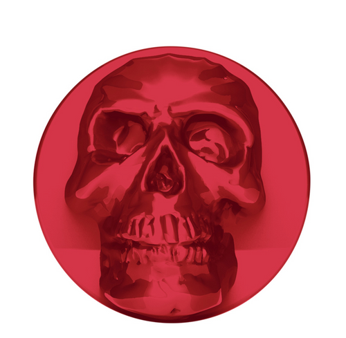 Skull Air Valve Knob - Candy Red