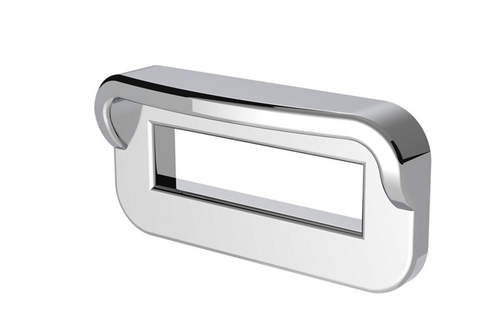 Chrome Plastic Toggle Switch Label Cover With Visor For 2002+ Peterbilt