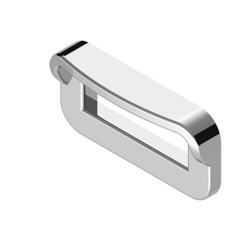 Chrome Plastic Toggle Switch Label Cover With Visor For 2002+ Peterbilt